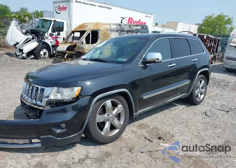 2011 Jeep Grand Cherokee Overland z USA, uszkodzony, nr VIN 1J4RR6GT3BC574037